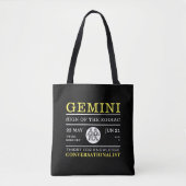 Gemini-Zeichen des Zodiaks, astrologisch Tasche (Vorderseite)