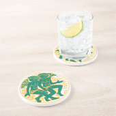 Gemini-Zeichen des Zodiaks auf Getränkeuntersetzer (Seite)