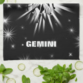 Gemini-Zeichen Geschirrtuch (Gefaltet)