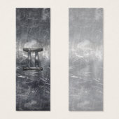 Gemini-Zeichen im gestressten Siver Steel-Stil (Vorne & Hinten)