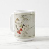 Gemini Zodiac Antique Astronomisches Diagramm Kaffeetasse (Vorderseite Links)