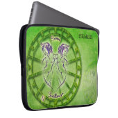 Gemini Zodiac Astrologie Design Laptopschutzhülle (Vorne Rechts)