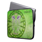 Gemini Zodiac Astrologie Design Laptopschutzhülle (Vorderseite Links)
