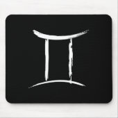 GEMINI Zodiac Astrologie Zeichen Mai Juni Geburtst Mousepad (Vorne)