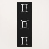 GEMINI Zodiac Astrologie Zeichen Mai Juni Geburtst Yogamatte (Rückseite)