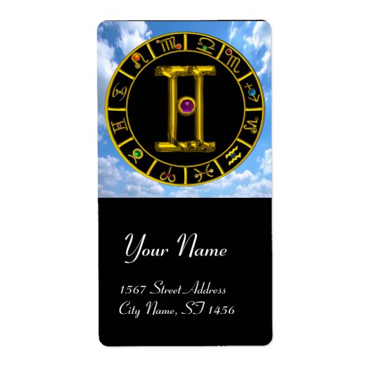 GEMINI ZODIAC BIRTHDAY JEWEL Lila Alexandrite (Vorne)