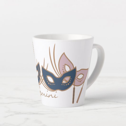 Gemini Zodiac Boho Kaffee Tasse (Rechte Ecke)
