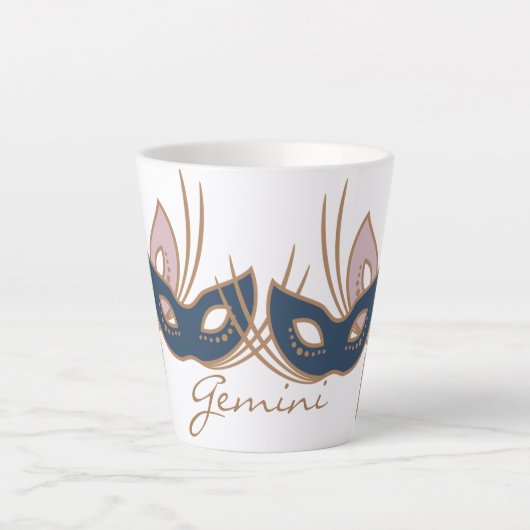 Gemini Zodiac Boho Kaffee Tasse (Vorderseite)