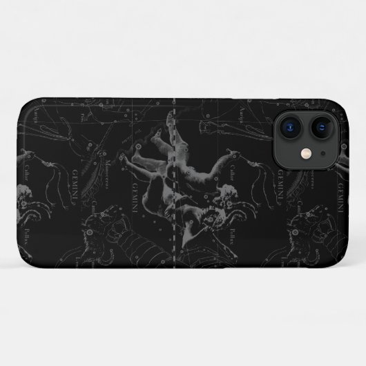 Gemini Zodiac Constellation Hevelius 1690 Case-Mate iPhone Hülle (Rückseite (Horizontal))