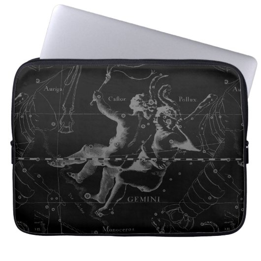 Gemini Zodiac Constellation Hevelius 1690 Laptopschutzhülle (Vorderseite)