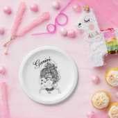 Gemini Zodiac Design Pappteller (Party)