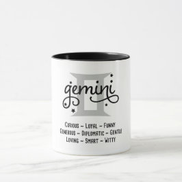 Gemini Zodiac Eigenschaften Tasse