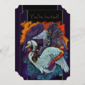 Gemini Zodiac Einladungen (Vorne/Hinten)