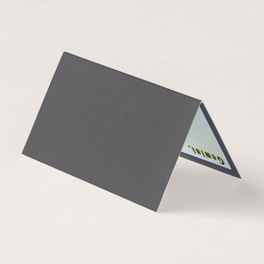 Gemini Zodiac Faltkarte (Rückseite)