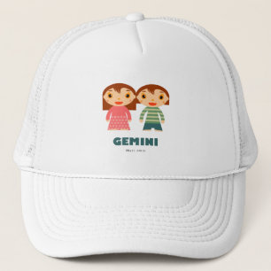Gemini Zodiac für Kinder Truckerkappe