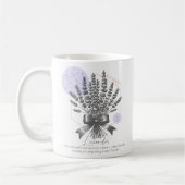 Gemini zodiac Geburtsmonat Geburtstag Blume Kaffeetasse (Links)