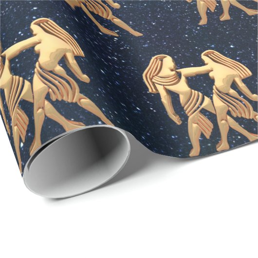 Gemini Zodiac Geschenkpapier (Rolleneckpunkt)