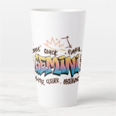 Gemini Zodiac Graffiti Milchtasse (Vorderseite)