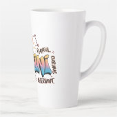 Gemini Zodiac Graffiti Milchtasse (Rechts)