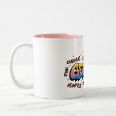 Gemini Zodiac Graffiti Zweifarbige Tasse (Links)