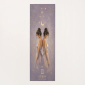 Gemini-Zodiac-Himmels-Yogamatte Yogamatte (Rückseite)