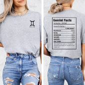 GEMINI Zodiac Horoscope Sternzeichen T-Shirt