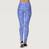 Gemini zodiac hübsches Astrologie Muster Leggings (Rückseite)