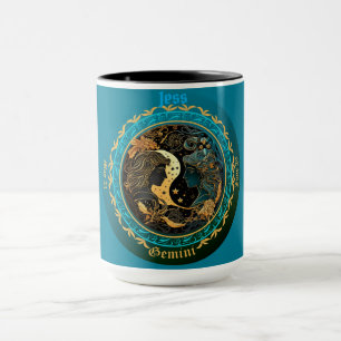 Gemini Zodiac individuell anpassbar Tasse