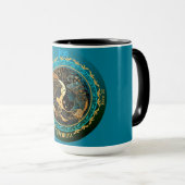 Gemini Zodiac individuell anpassbar Tasse (VorderseiteRechts)