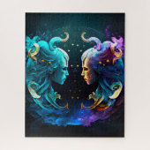 Gemini Zodiac Jigsaw Puzzle (Vertikal)