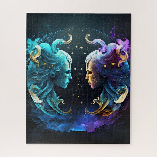 Gemini Zodiac Jigsaw Puzzle (Vertikal)