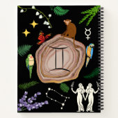 Gemini Zodiac Journal Notizblock (Rückseite)