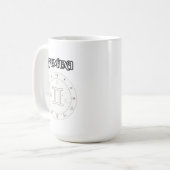 gemini zodiac kaffeetasse (Vorderseite Links)