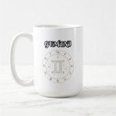 gemini zodiac kaffeetasse (Links)