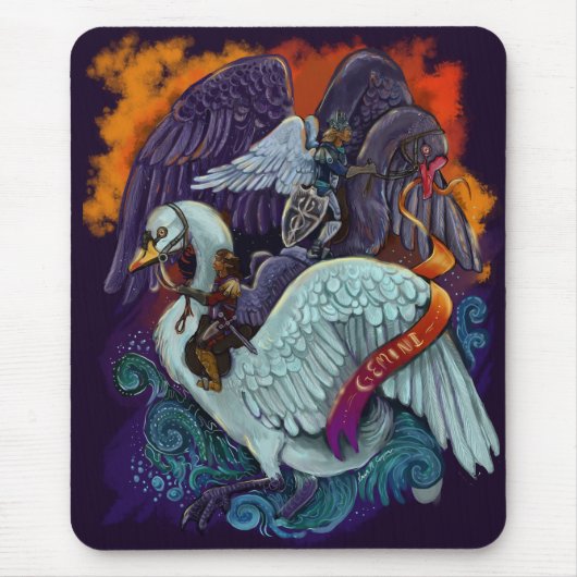 Gemini Zodiac Mousepad (Vorne)