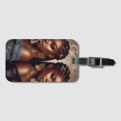 Gemini Zodiac Musician Trumpet Gepäckanhänger (Vorderseite (Horizontal))