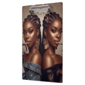 Gemini Zodiac Musician Trumpet Klemmbrett (Links)