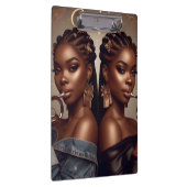 Gemini Zodiac Musician Trumpet Klemmbrett (Rechts)