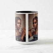 Gemini Zodiac Musician Trumpet Tasse (Zentrum)