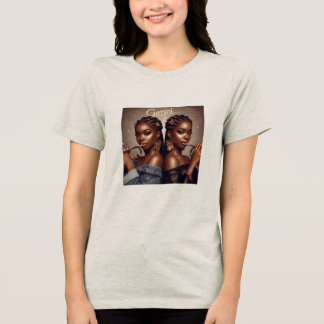 Gemini Zodiac Musician Trumpet Tri-Blend-Shirt Tri-Blend Shirt