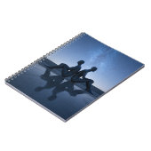 Gemini Zodiac Notebook - Kosmische Twins Notizblock (Linke Seite)