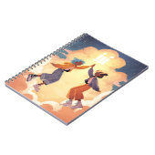 Gemini Zodiac-Notebook - Playful Twin Energy Notizblock (Linke Seite)