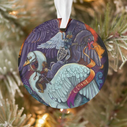 Gemini~zodiac Ornament (Baum)