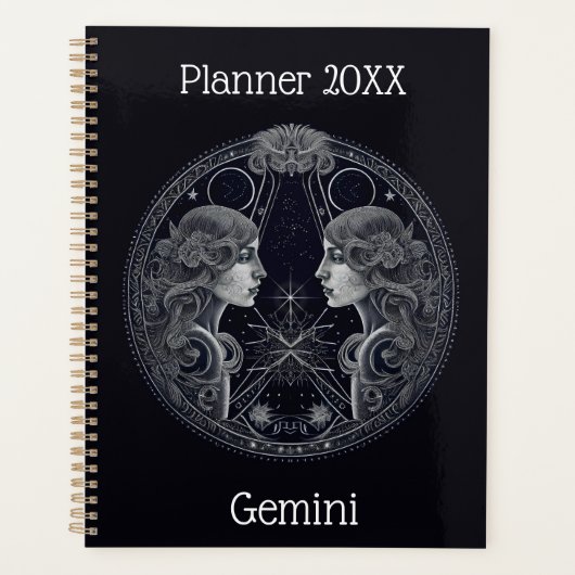 Gemini Zodiac Planer (Vorderseite)