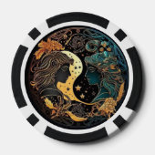 Gemini Zodiac Poker Chips - Astrologie Casino (Rückseite)