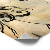 Gemini Zodiac Poster (Ecke)