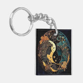 Gemini Zodiac Schlüsselanhänger (Vorderseite links)
