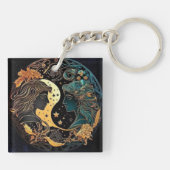 Gemini Zodiac Schlüsselanhänger (Rückseite)