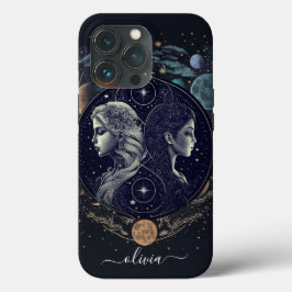 Gemini zodiac schwarz und gold Case-Mate iPhone Fa Case-Mate iPhone Hülle