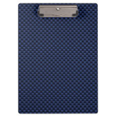 Gemini Zodiac Sign auf Blue Carbon Fibre Style Klemmbrett (Vorderseite)